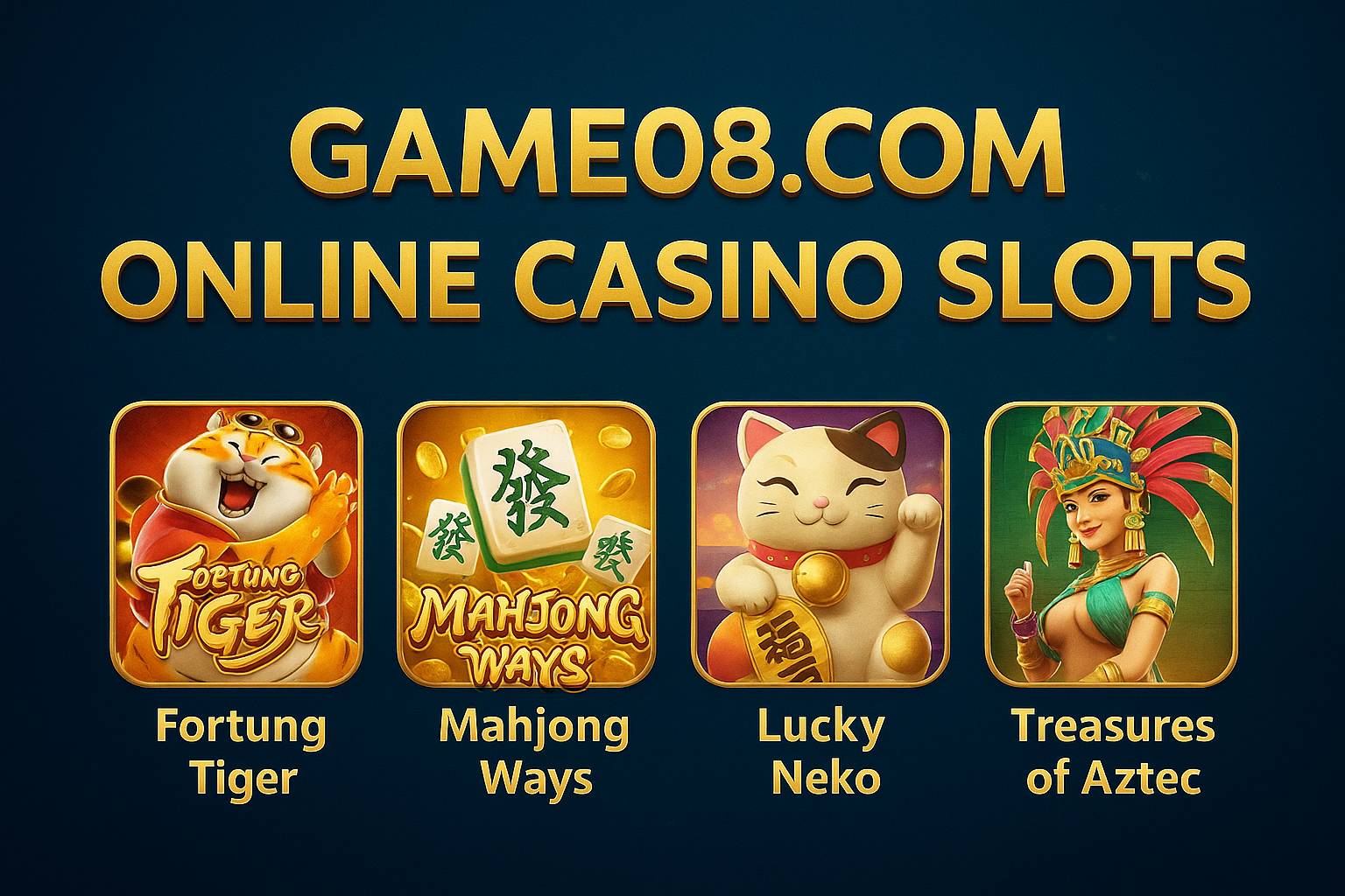Jogos de Slot no Casino Online GAME08.COM